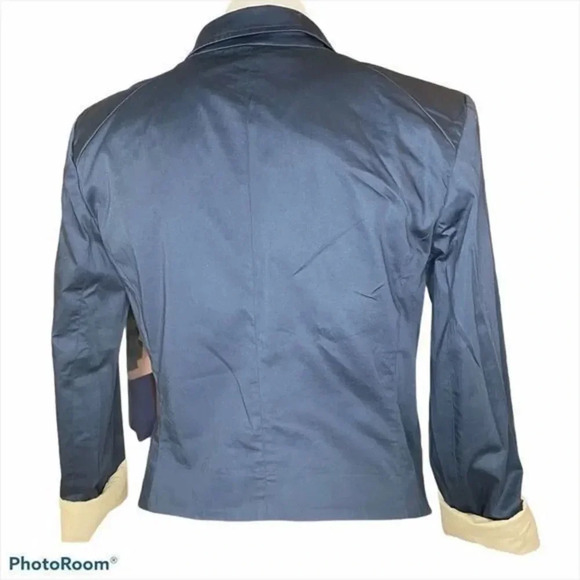 - Free People navy fitted Blazer - Picture 3 of 7